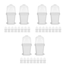 30Sets Multifunctionele Bloempotten, Met Schotel, Kleurrijk, St ABS