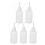 5Pcs Pe Plastic Needle Tip Squeeze Bottles for Lab Precision Glue 1
