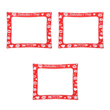 3St Inflatable Foto Frame Valentijn Plastic Multi Voor Feestdecoratie