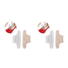 2St Beige Comfortabele Gel Hielkussens Voor Pijnvrije Voeten