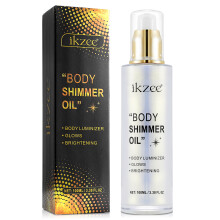 (Silver) Olio Glitter Corpo 5 Colori 100ml