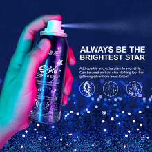 Spray corpo stellato scintillante per feste in discoteca 60ml