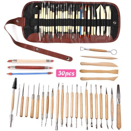30-piece ceramic tool set, engraving tool set, versatile combination carving knife set 1