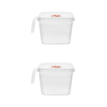 2St Transparant Plastic Met , Kleine