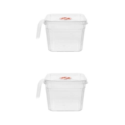 2St Transparant Plastic Met , Kleine