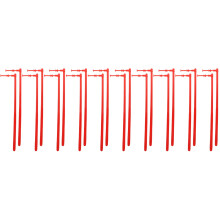 20St Windmolenstokken Rood PVC Stevig Voor Handgemaakte Tuindecoratie