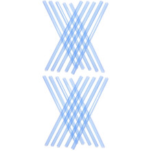 20St A4 Binding Bars Van ABS, Helderblauw Met Klemkracht