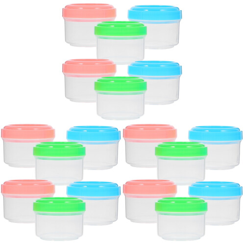 18St Stapelbare Condimentcontainers Met Kleurmix PP