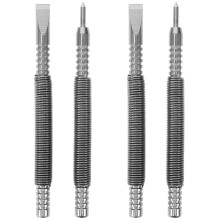 2Sets Dubbeloog Middenpons Carbon Staal Spiraalveer