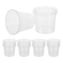 5Sets Heldere Orchidee Potten - Stapelbare Plastic Plantpotten