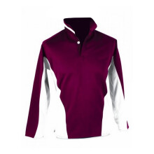 (38in - 40in, Maroon/White) Carta Sport Unisex Adult Reversible Rugby Shirt