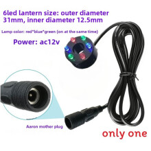 (6LED) Fountain Light Aquarium With Waterproof Design And Leds For Use Feature Water
