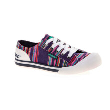 (6 UK, Multicoloured) Rocket Dog Womens/Ladies Jazzin Canvas Aloe Lace Up Trainer