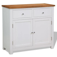 Buffet muito armário console móvel de armazenamento 90 83 cm madeira de carvalho maciço 4402083