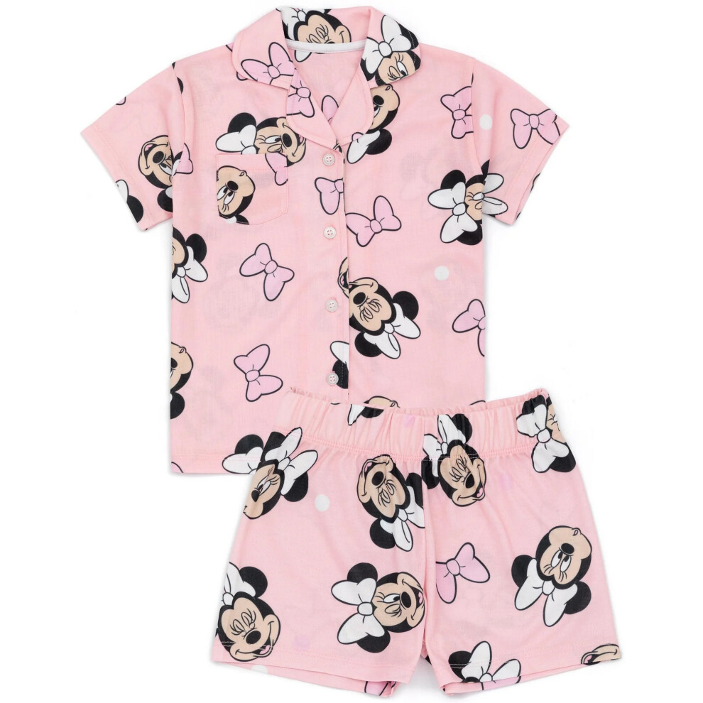 Disney (18-24 Months, ) Girls Minnie Mouse Pyjama Set Pink