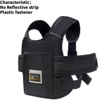 (Non Reflective Black)Child Bicycle Safety Belt With Reflective Straps For Winter Riding Designed For Cyclists Young