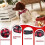 Pet collar - Unspecified - Christmas collar - Red - Adjustable - Checkered design 1