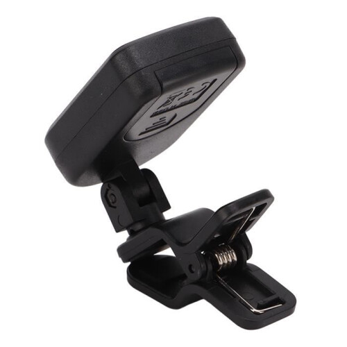 Lightweight clip-on guitar tuner with adjustable angle, ABS casing, accurate and convenient 2