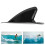 PVC Paddleboard Fin Black 1