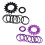 Glatte 16-Zahn-Single-Speed-Fahrradausrüstung. Solide-Schwarz 2