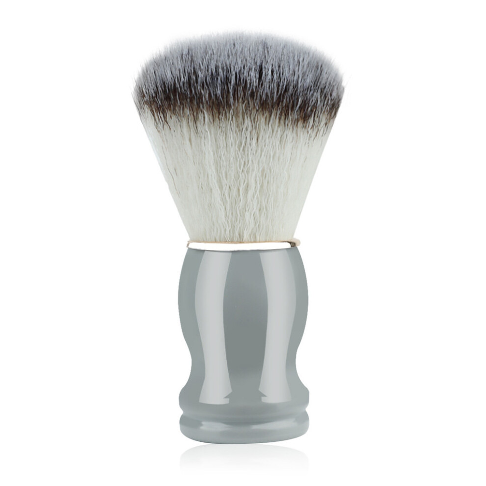 (Gray) Grooming Mens Shaving Brush With Wooden Design For Face Cleansing Tool Shave