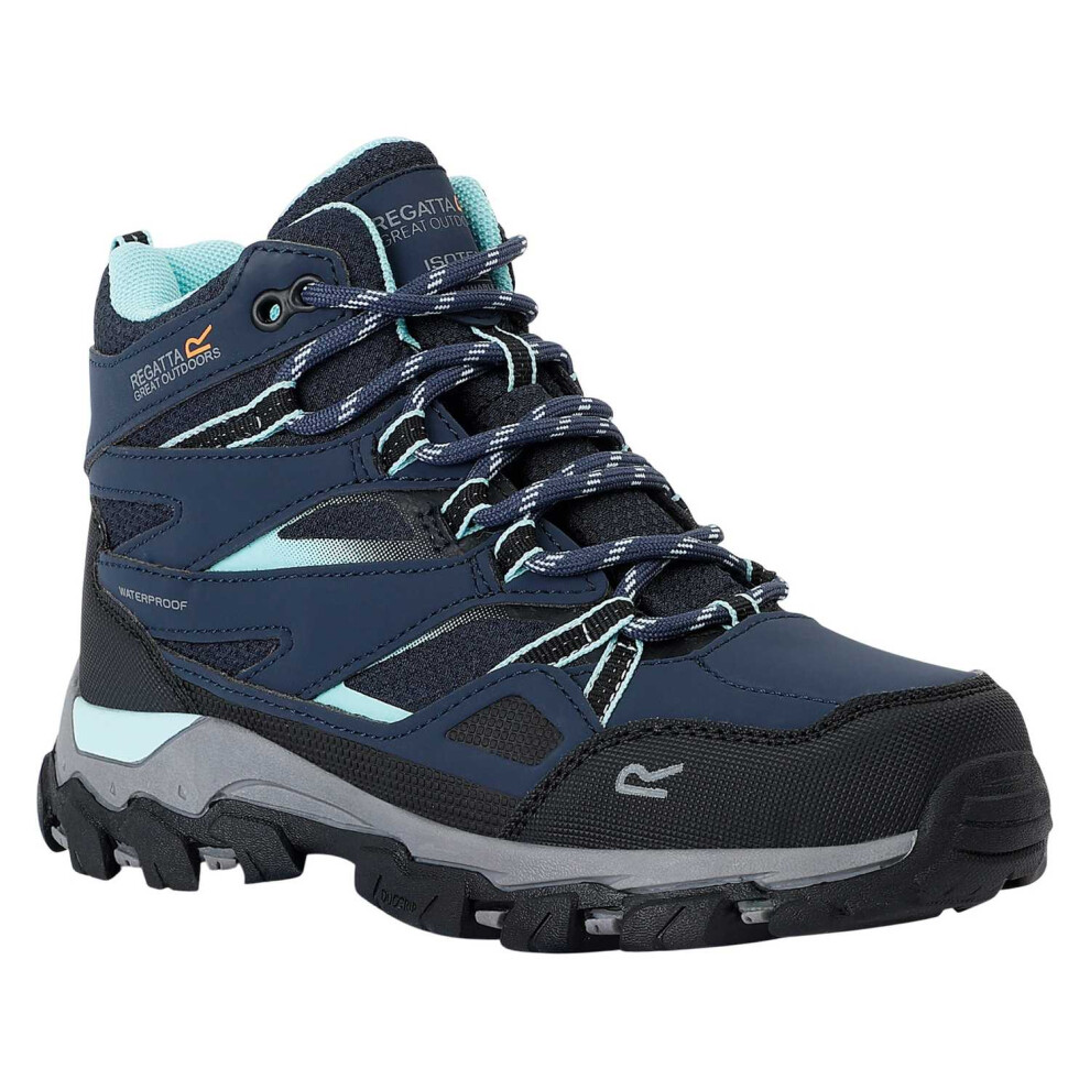 Regatta (12 Uk Child, Navy/Aruba ) Childrens/Kids Holcombe Iii Walking Boots Blue