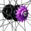 Glatte 16-Zahn-Single-Speed-Fahrradausrüstung. Solide-Schwarz 6