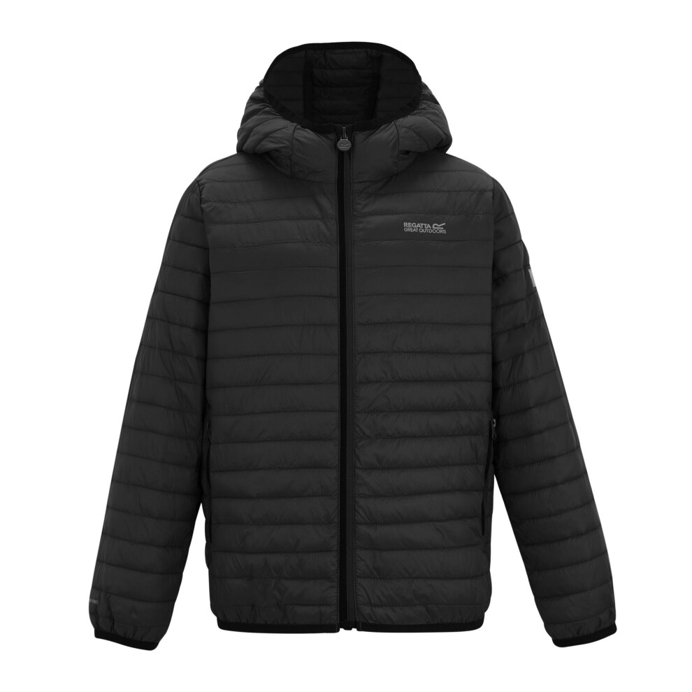 Regatta (7-8 Years, ) Childrens/Kids Hillpack Hooded Jacket Black