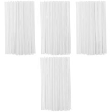 400St Witte Lollipop Sticks Van Papier Voor En Zoete Creaties