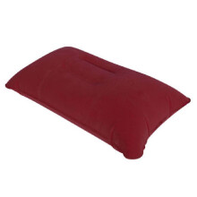 (Red) Pillow Fashion Inflatable Outdoor Pvc Travel Camping Flocking Thick Rectangle