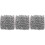 3Rouleaux Chaine Perles Argent Résistante Pour Décorations Bouquets 3