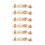 Brass Button Studs for Leather Rivets 14