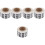 5Rouleaux Stickers Numérotés Blanches Auto-Adhésives Pour 3