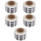 5Rouleaux Stickers Numérotés Blanches Auto-Adhésives Pour 6