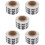 5Rouleaux Stickers Numérotés Blanches Auto-Adhésives Pour 7