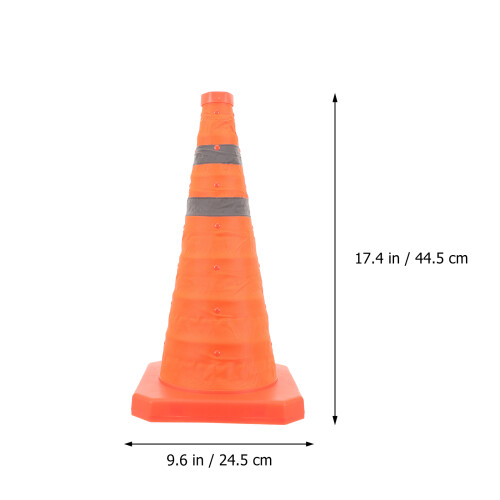 1Cône De Orange Pliable Pour De Trafic Parking 1