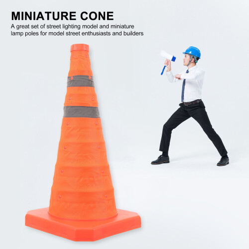 1Cône De Orange Pliable Pour De Trafic Parking 2