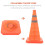 1Cône De Orange Pliable Pour De Trafic Parking 4