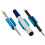 3-Pack Silicone Adhesive Pen Holder for Desk Blue 4