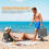 Outsunny Esterillas de Playa Gris 142 x 51 x 40 cm 6