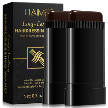 (Dark brown) Peigne Coiffure Stick Peigne Coiffure Multicolore 20g