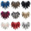 Retros Embroidered Capes For Wedding Sequins-black gold 2