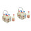 2Ensembles Mini Accessoires Maison Décor Simulé Ustensiles Rouge 3
