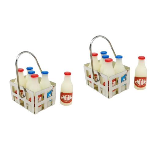 2Ensembles Mini Accessoires Maison Décor Simulé Ustensiles Rouge 2