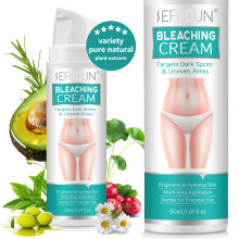 Crème blanchissante pour zones privées Crème décolorante 50 ml