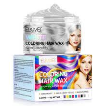 (White) Colored Hair Mud Multi-color Hair Mud