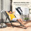 Outsunny 2 Tumbonas Plegables Gris 60 x 100 x 85 cm 3