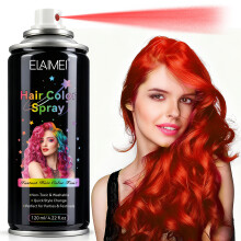 (Fiery red) Laca Coloreada Para Teñir Fácilmente Y Peinados Versátiles 10 Colores 120ml