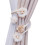 Artificial Flower Curtain Clip Flexible Window Drapery-2 1