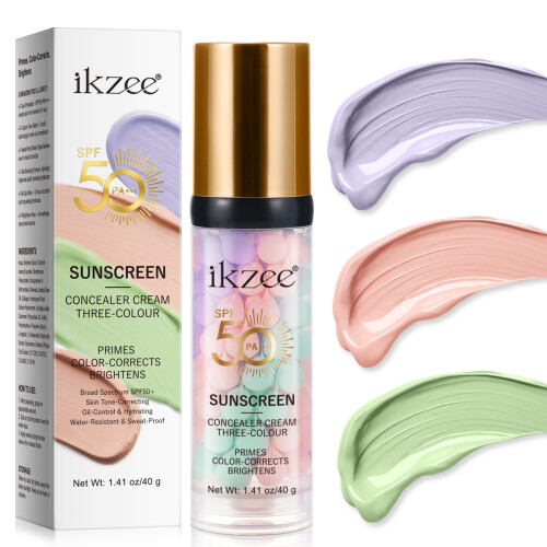 Three Color Anti-Darkening Concealer Primer 40g